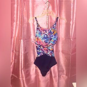 Floral Twisted Swimsuit